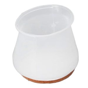 Protectores de Patas de Silla Juegos de Sillas de Mesa de Silicona Muebles de Comedor Adecuados para Varias Formas Fácil de Instalar para Restaurante en Casa (24PCS)