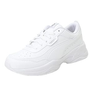 PUMA Cilia Mode, Zapatillas de Deporte Mujer, Puma White-Puma Silver, 37 EU