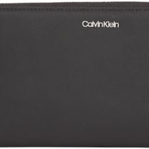 Calvin Klein Cartera Mujer con RFID, Negro, Talla Única