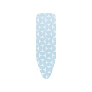 Brabantia – Funda para Tabla de Planchar A – 110 x 30 cm – Juego Completo de Funda de 100% Algodón & Capa de Espuma Duradera de 8 mm – para Planchas Normales & de Vapor – Lavable – Fresh Breeze