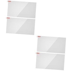 HEMOTON 4piezas Protector De Pantalla Transparente Para Antihuellas y Antirayaduras Compatible Con Consola Instalación y Alta Sensibilidad