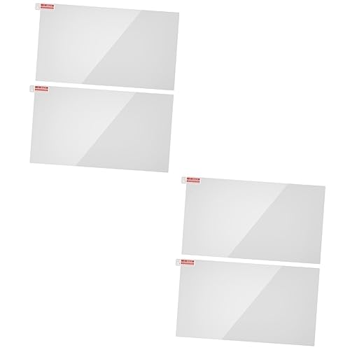 HEMOTON 4piezas Protector De Pantalla Transparente Para Antihuellas y Antirayaduras Compatible Con Consola Instalación y Alta Sensibilidad