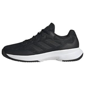adidas Hombre Gamecourt 2.0 Tennis Shoes, Core Black / Core Black / Grey Four, 42 EU