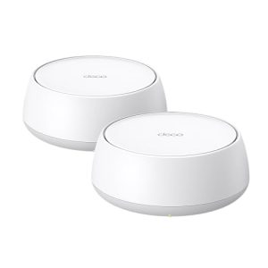 TP-Link Deco BE25(2-Pack) – Sistema Wi-Fi 7 Mesh Doble Banda hasta 3600 Mbps, 2× Puertos 2.5 Gbps, MLO, Roaming IA, HomeShield, Cobertura Total del Hogar