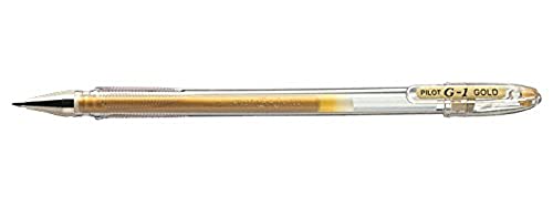 Pilot - G-1 - Bolígrafo Tinta De Gel - Oro - Punto Fino - (Caja 12 unidades)