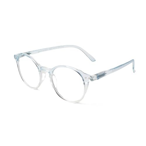OPTIKOOL Gafas Luz Azul Unisex - Antireflejo, Flexibles y Ligeras - Ideales para Ordenador - Anti Luz Azul - Blue Light Glasses - Mayor Bienestar uso de Pantallas. (Azul, 0.0, Dioptrías)