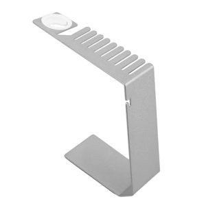 CHILDWEET Cargador De Smartwatch con Base De Almacenamiento para Correas Soporte De De Escritorio Organizador De Correas De Reloj Accesorios De Noche Color Plateado