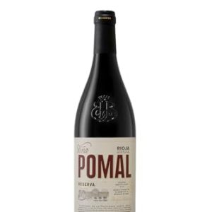 VIÑA POMAL Reserva, Vino tinto DO Rioja, 100 por 100 Tempranillo, Botella 75cl (Paquete de 6)