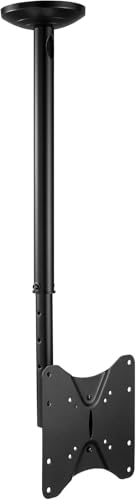 RICOO Soporte TV Techo Giratorio Inclinable Televisión 23-42" (58-107cm) D0522 Brazo Universal Televisor LED/LCD/Curvo VESA 100x100-200x200