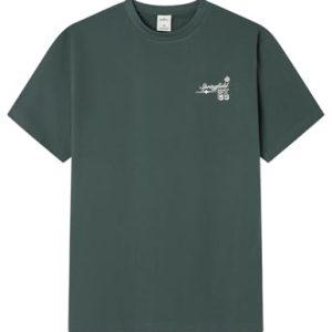 Springfield Nombre De La Camiseta Universidad, Verde, M