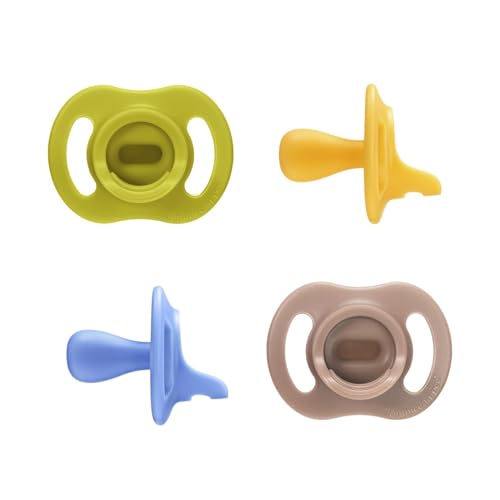 Tommee Tippee Chupete Ultra-light StayPut, 6-18m, paquete de 4, diseño de silicona de una sola pieza