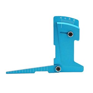 Herramienta de coche RC Herramienta de calibre de coche RC Herramienta de regla de ángulo de calibre de inclinación de llanta rueda de altura ajustable RC Herramienta de maniobra de regla ()