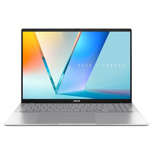 ASUS Vivobook OLED M3607KA-SH050W - Ordenador Portátil 16" WUXGA (AMD Ryzen AI 7 350, 32GB RAM, 1TB SSD, Radeon 860M, Windows 11 Home) Plata Fría - Teclado QWERTY español