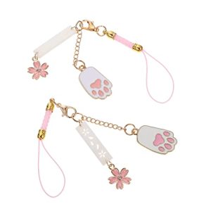 Artibetter 2piezas Cadenas Colgantes Para Teléfono Accesorios De Moda Para Móviles Pendientes Decorativos Para Bolsos Para y Personalización De Gadgets