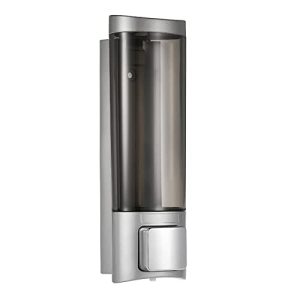 Decdeal Dispensador de jabón Manual 200ml,dispensador de jabón de pared, dispensador de desinfectante para manos de champú de baño, para baños escolares hoteles