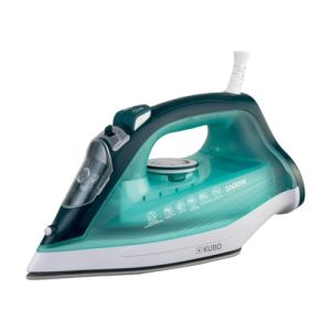 KUBO – Plancha de ropa a vapor – Suela de Cerámica – Golpe de Vapor 140g – Función de Autolimpieza – Depósito de Agua 320 ml – Potencia 2600W