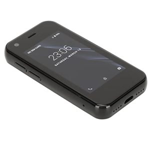 Mini Teléfono Móvil Xs11, Teléfono Pequeño de 2,5 Pulgadas Wifi Gps 1Gb 8Gb Quad Core para Android, Teléfono Móvil Desbloqueado para Estudiantes, Batería Integrada(Negro)