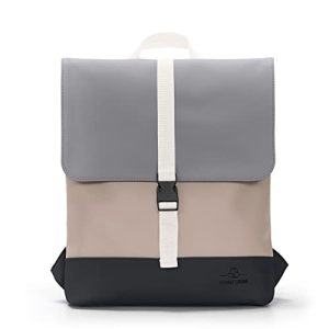 JOHNNY URBAN Mochila Mujer Beige – Ruby – Bolso Mochila Moderna con Compartimento para Portátil 15.6 Pulgadas – para Trabajo, Ciudad, Universidad – Repelente al Agua
