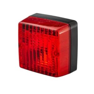 HELLA 2NE 003 315-011 Piloto antiniebla posterior – Halógena – 12V – montaje exterior – Color de tulipa: rojo – Conector: Conector plano – derecha/izquierda