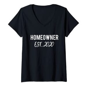 Mujer Propietario Establecido 2020 Camiseta Cuello V