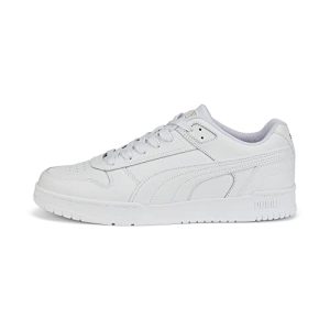 PUMA Rbd Game Low, Zapatillas de Deporte Unisex adulto, Puma White Puma White Puma Team Gold, 42 EU