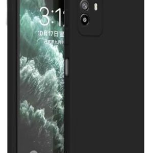 Topme Funda para OPPO A94 5G (6.43″ Inches) Carcasa Caja Case Estuche, Funda Protectora de Piel de Silicona TPU – Negro