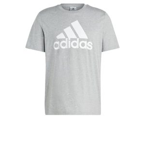 adidas Essentials Single Jersey Big Logo T-shirt, Camiseta de manga corta Hombre, medium grey heather, L