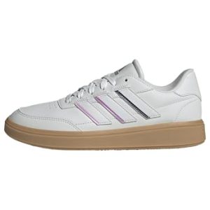 adidas Courtblock Shoes, Zapatos Mujer, Crystal White Crystal White Aurora Plum, 42 EU