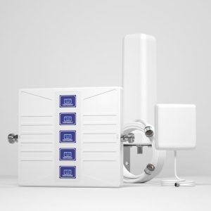 Amplificador de Cobertura Móvil y Señal Móvil Rural, Amplificador 4G/3G LTE para Casa hasta 250 m² – Repetidor Compatible con Banda 20/8/3/1/7 y Operadores (Yoigo, Orange, Vodafone, etc.)