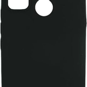 Movilear Funda Carcasa de Silicona Líquida para TCL 20R 5G, Interior de Microfibra Antigolpes Protección Gel Ultra Suave de Goma a Prueba de Choques y Arañazos FSUA (Negro)