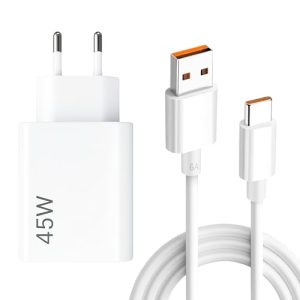 BOULESENM Cargador 45w Adaptador de Cargàdor 1Metro Cable USB C Carga,Càrgador Ràpido para Note 14 Pro 5G 6A,Cargàdor Cargà Rapida Tipo C para Poco X7 M7Pro M6 Pad 7 6 5
