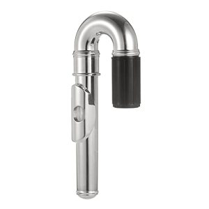 summina Níquel-plateado flauta cabeza curvada articulación instrumentos musicales accesorios headjoint pieza reemplazo