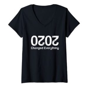 Mujer 2020 cambió todo Camiseta Cuello V