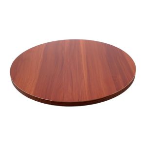 OUNONA Mesa de Comedor Redonda de Amplio Espacio Tablero de Madera Maciza Mesa Pequeña para Cocina Restaurante Fácil Montaje