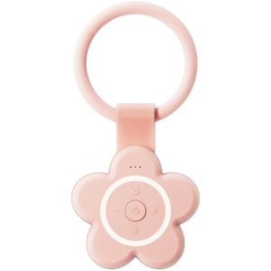 Sleep Soothings – Máquinas de sonido portátiles, temporizadores de ruido blanco para cochecitos de bebé, regalo de viaje, diseño de flores de 88 mm, máquinas de ruido blanco para niños
