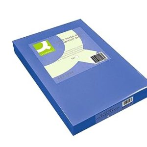 Connect Office Paper A4 500 Sheets Bright Blue – Papel (Azul, 80 g/m², 299 x 212 x 54 mm, 210 x 297)