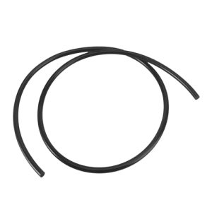 PartyKindom 1 Pieza Manguera De Combustible Manguera De Transferencia De Combustible Del Motor Tubo De Combustible De La Motocicleta Tubería Manguera De Aceite Caucho Black