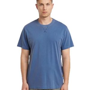 G-STAR Nifous T-Shirt, Camiseta para Hombre, Azul (Dutch Blue GD D24449-2653-h177), L