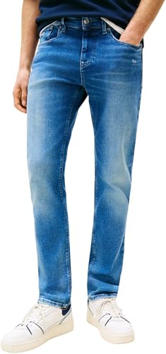 Tommy Jeans Scanton Slim Ai3335 Dm0dm21903 Pantalones, Mezclilla (Mezclilla Mediana), 31W / 30L para Hombre