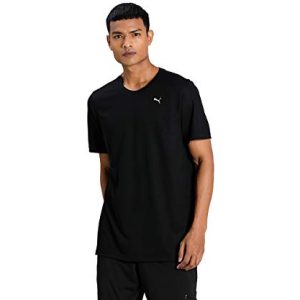 PUMA Performance SS tee M Camiseta, Hombre, Black, M