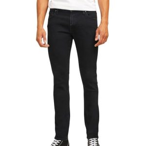 JJ REBEL Pantalones Vaqueros para Hombre, Black Denim, 34W / 34L