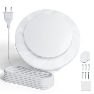 MOCINE Ventilador de baño 100 mm, Potente Ventilador De Pared De Ventilación De 130 m³/h, Ventilador De Baño Silencioso De 12 Vatios, eliminación eficaz de la humedad, instalación sencilla