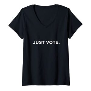 Mujer solo vote 2020 Camiseta Cuello V
