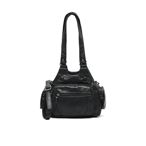 MISAKO Horacia bolso de hombro con asa bandolera ED. Mujer - Horacia Negro 22 X 32 X 12 cm