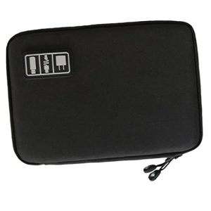 Housoutil Bolsa De Almacenamiento para Cables Portátiles Organizador De Cables para Auriculares para Viajes y Organización De Gadgets Electrónicos