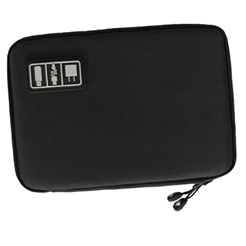 Housoutil Bolsa De Almacenamiento para Cables Portátiles Organizador De Cables para Auriculares para Viajes y Organización De Gadgets Electrónicos