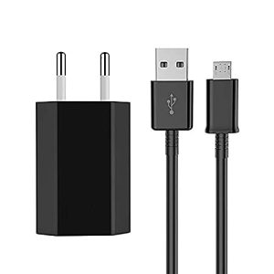 Infitronic Cargador micro USB de 5 V, 1 A, cable de carga Android, 5 V, 1000 mA CA