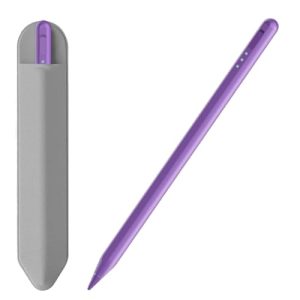 Lápiz Capacitivo para iPad de 11 y 10ª generación, Carga más rápida de 14 Minutos, con Soporte para lápices, rechazo de Palma (Morado Oscuro)
