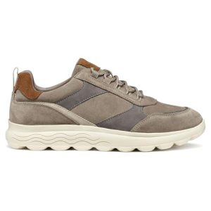 Geox Zapatillas para Hombre U Spherca, Color Gris, Talla 42 EU, Gris, 42 EU