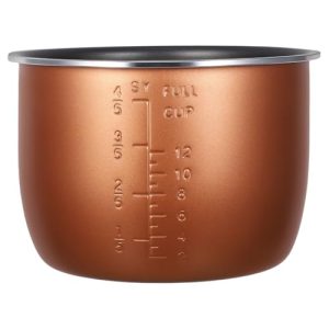 Zerodeko Olla De Repuesto Para Arrocera Olla Interior De Acero Inoxidable De 6 L Para Arrocera Accesorios Para Cocinas Eléctricas Tradicionales Cocinas Domésticas.